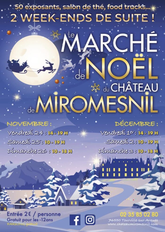 Noël château de Miromesnil